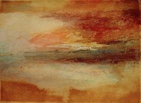 Puesta de sol en Margate 1840
