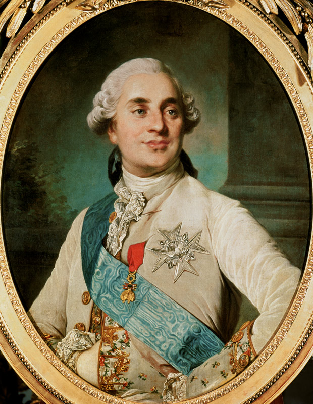 Portrait Medallion of Louis XVI (1754-93) de Joseph Siffred Duplessis