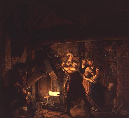 The Iron Forge de Joseph Wright of Derby