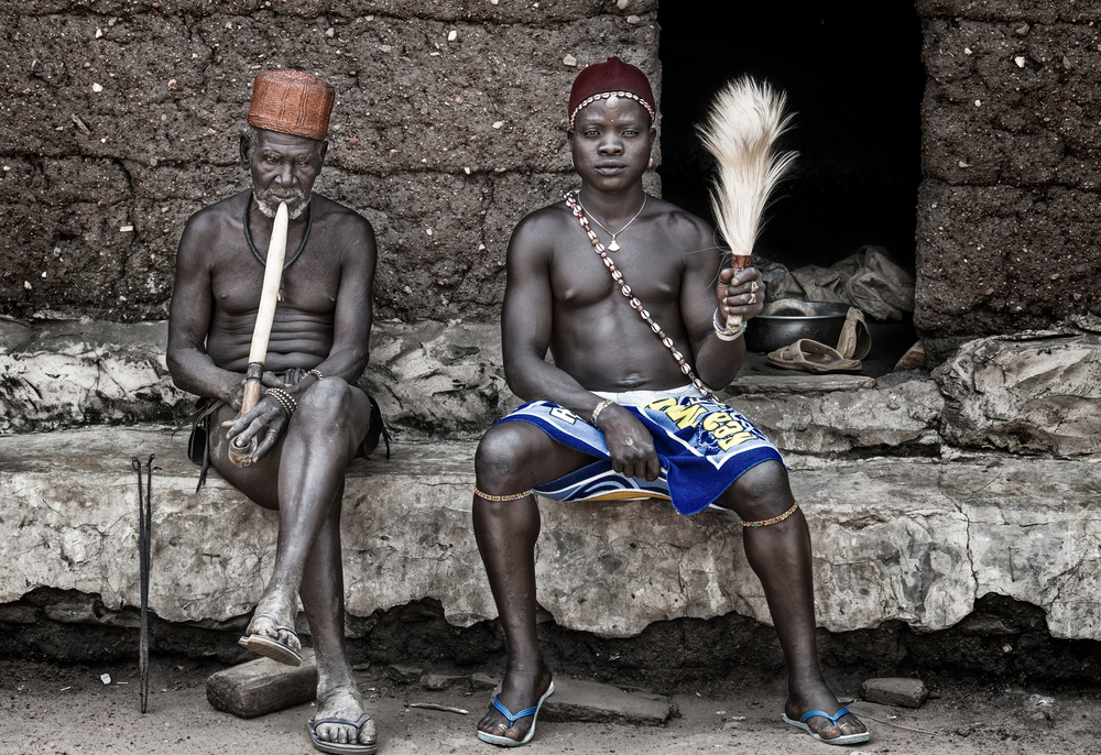In a village in Benin. de Joxe Inazio Kuesta Garmendia