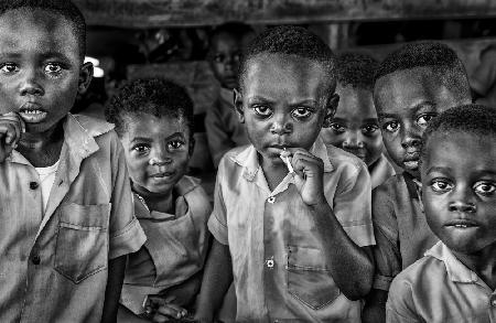 Children at school in Ghana