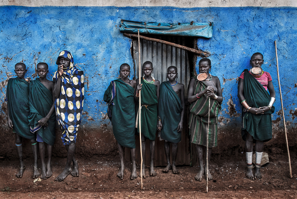 Surma tribe people - Ethiopia de Joxe Inazio Kuesta Garmendia