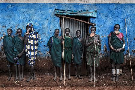 Surma tribe people - Ethiopia