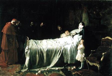 The Death of Don Alfonso XII (1857-85) (The Final Kiss) de Juan Antonio Benlliure y Gil