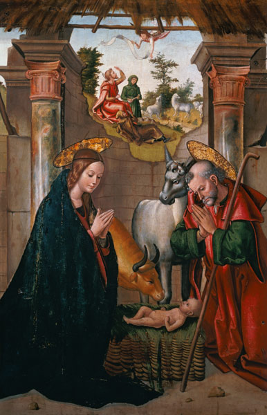 The birth Christi de Juan de Borgoña