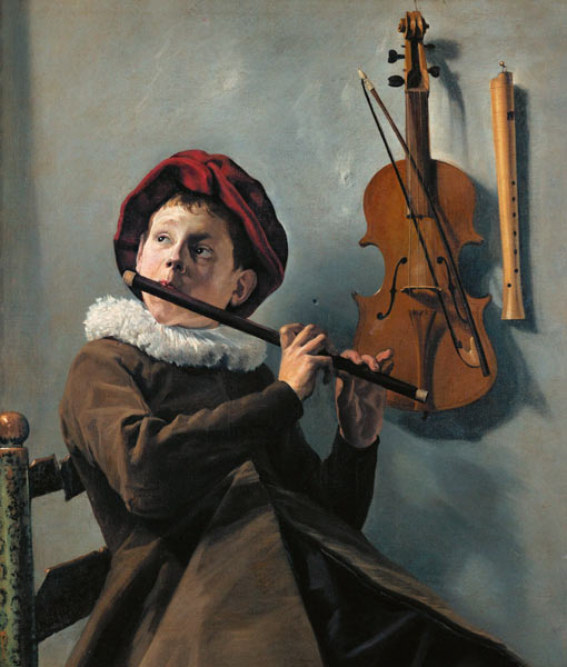 Boy Playing the Flute de Judith Leyster