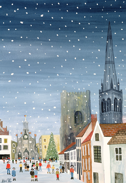 Chichester CathedralA Snow Scene de Judy  Joel
