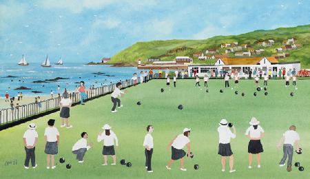 Bowling on Newlyn Green