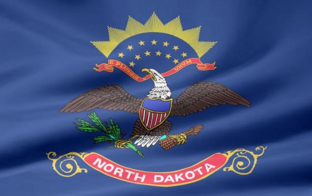 North Dakota Flagge de Juergen Priewe