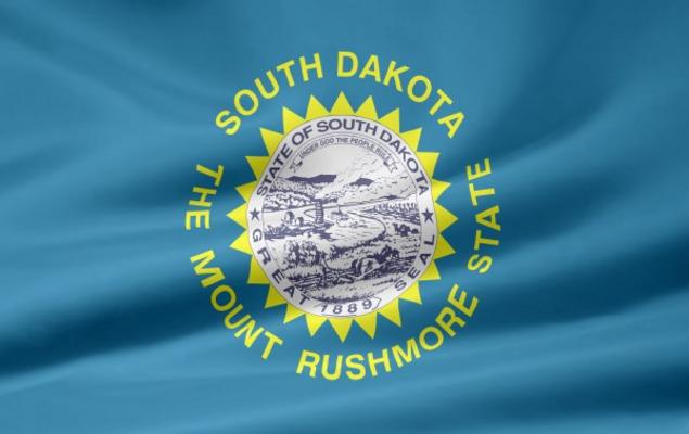 South Dakota Flagge de Juergen Priewe