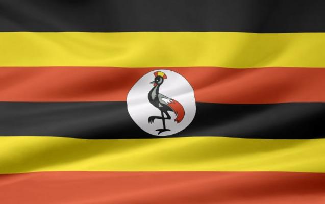 Uganda Flagge de Juergen Priewe