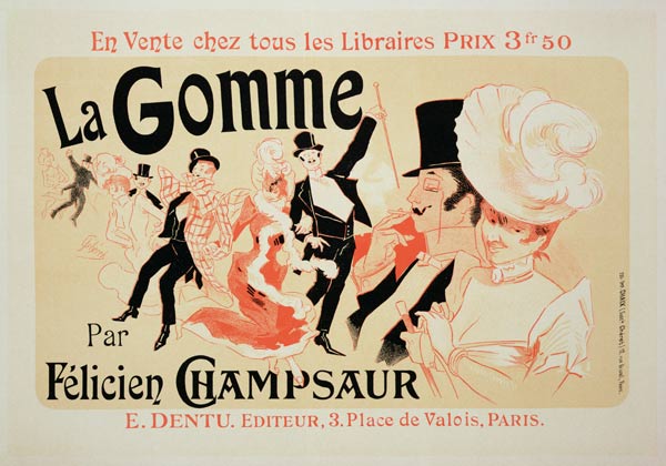 La Gomme (Poster) de Jules Chéret