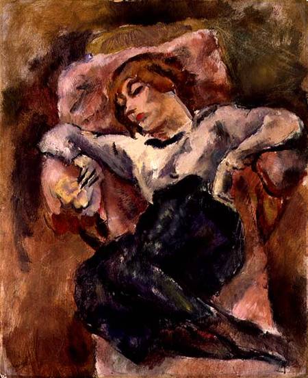 Hermine David Sleeping de Jules Pascin
