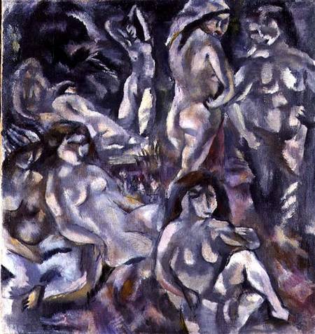 Eight Women in the Nude de Jules Pascin