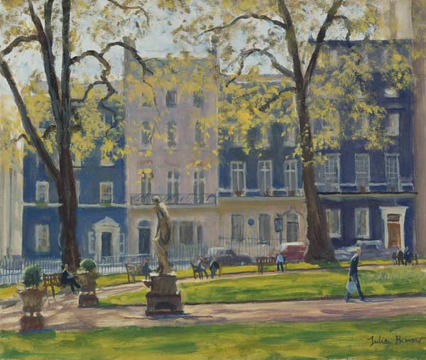 Berkeley Square, South West Corner (oil on canvas)  de Julian  Barrow