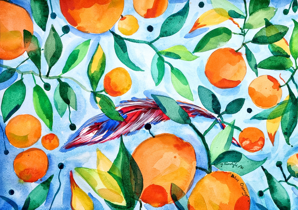 Orange Blue de Julija Belickienė