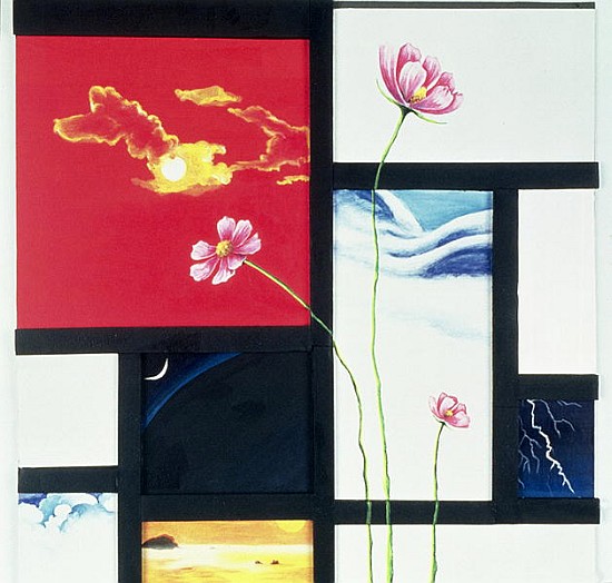 Malevich Inspired (mixed media)  de Jung Sook  Nam