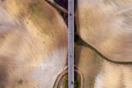 Highway in Tuscany