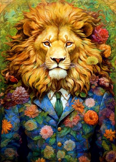 Lion animal art #lion