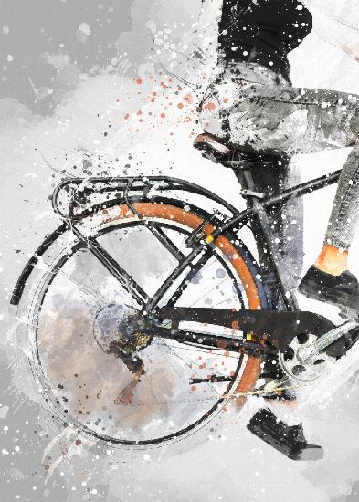 Cycling sport art 27