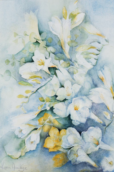 Freesia Eldus, Giant White  de Karen  Armitage