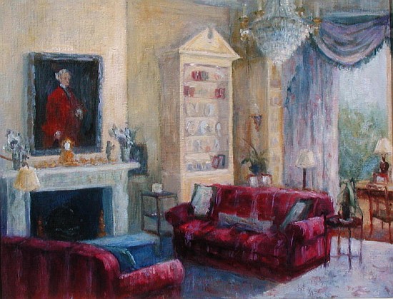 Interior, Ennismore Gardens (oil on canvas)  de Karen  Armitage