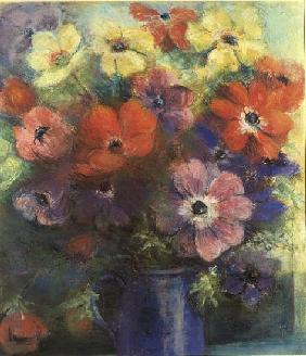 Pastel of Caen Anemones 