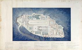 Groundplan of the Akropolis in Athens