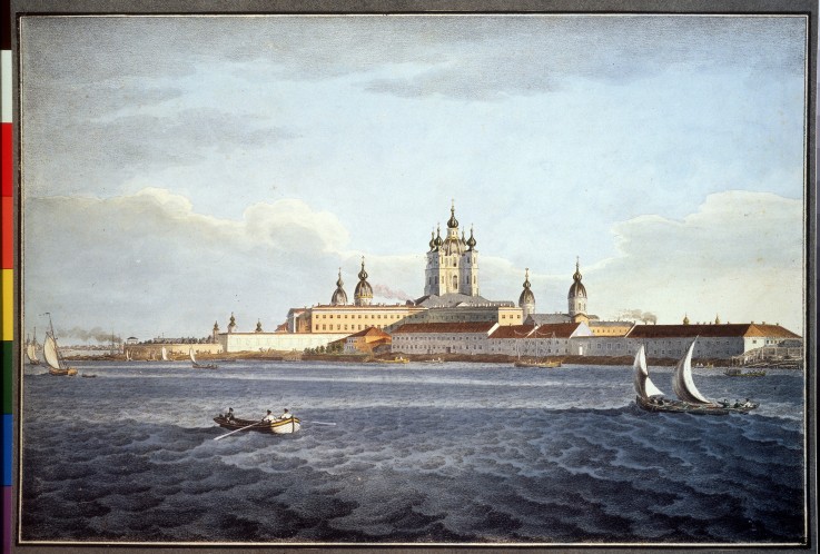 The Smolny Convent in Saint Petersburg de Karl Petrowitsch Beggrow