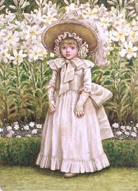 Child in a White Dress