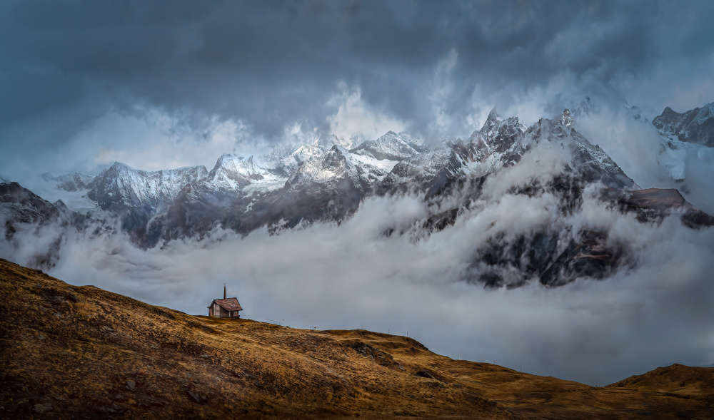 Chapel in Alps de Kenneth Zeng