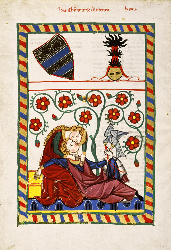 Libro de pintura del Alcón  de Konrad von Altstetten