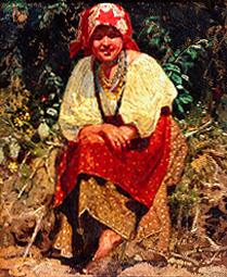 Young girl from Weissrussland (study to the painti