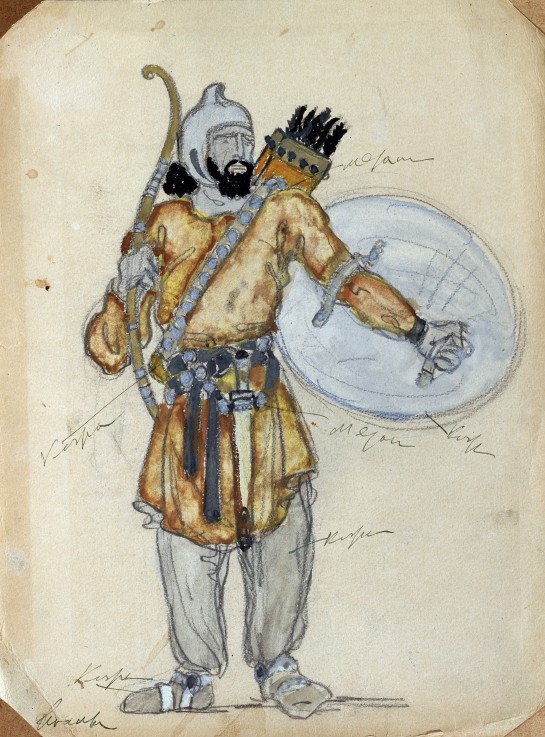 Costume design for the opera Prince Igor by A. Borodin de Konstantin Alexejewitsch Korowin