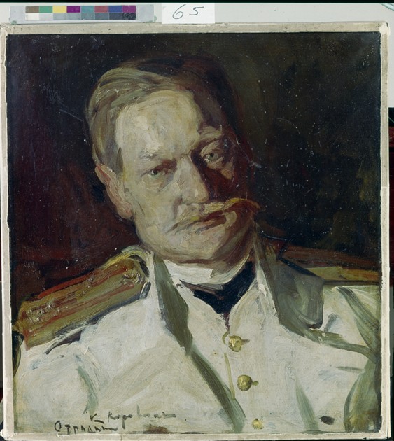 Portrait of Vladimir Arkadievich Telyakovsky (1860-1924) de Konstantin Alexejewitsch Korowin