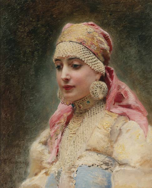 Boyar's Wife de Konstantin Jegorowitsch Makowski