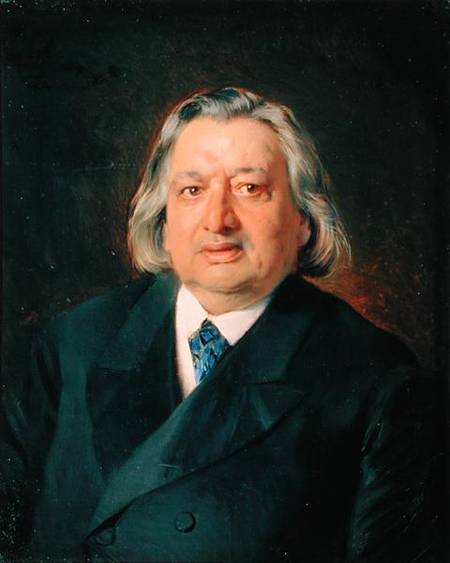 Portrait of Ossip Petrov (1807-78) de Konstantin Jegorowitsch Makowski