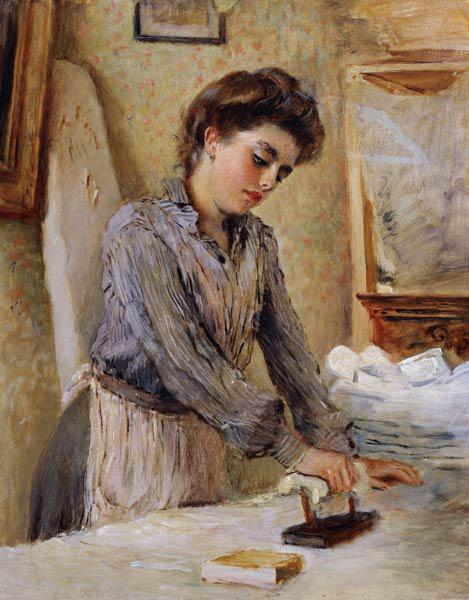 Woman Ironing