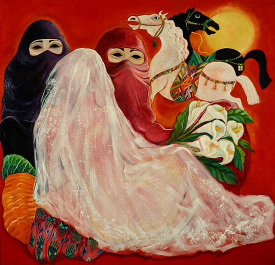 Desert Bride, 1989-90 de Laila  Shawa