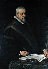 Portrait the Leonardo Armano (Leonhard Hermann) de Leandro da Ponte