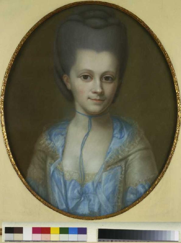 Charlotte Sophie Henriette Kestner, geb. - Lene Clemm-Werner en  reproducción impresa o copia al óleo sobre lienzo.