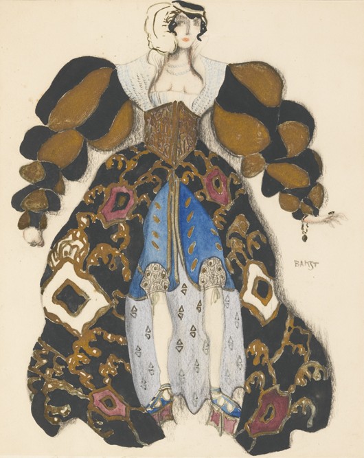 Costume design for the Ballet "La Légende de Joseph" by R. Strauss de Leon Nikolajewitsch Bakst