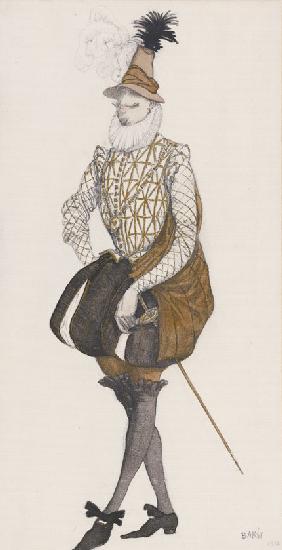 Costume design for the ballet Sleeping Beauty by P. Tchaikovsky