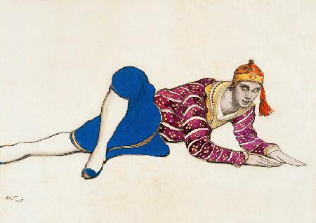 Vaslav Nijinsky as Chinese Dancer in Les Orientales