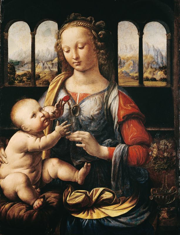 Madonna con la rosa de Leonardo da Vinci