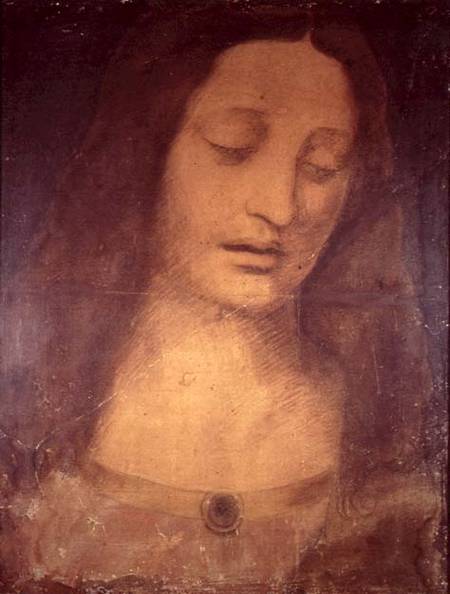 Head of Christ de Leonardo da Vinci