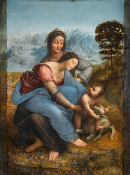 La Virgen, el Niño Jesús y Santa Ana de Leonardo da Vinci