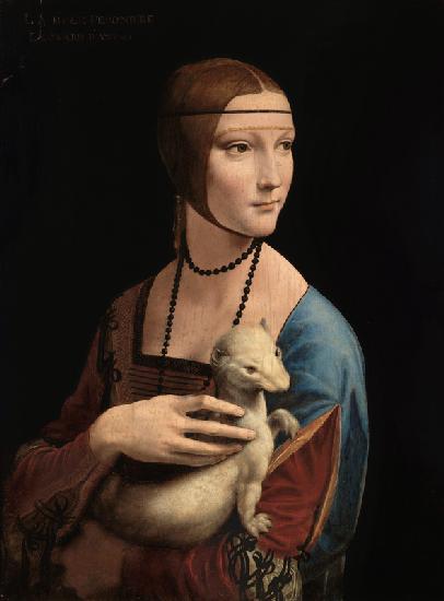 Mujer con un armiño (Cecelia Gallerani) - Leonardo da Vinci