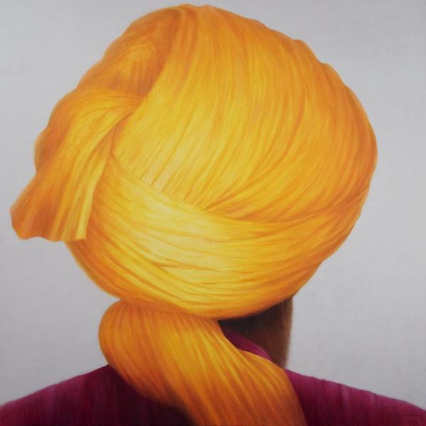 Big Saffron Turban