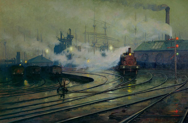 Cardiff Docks de Lionel Walden